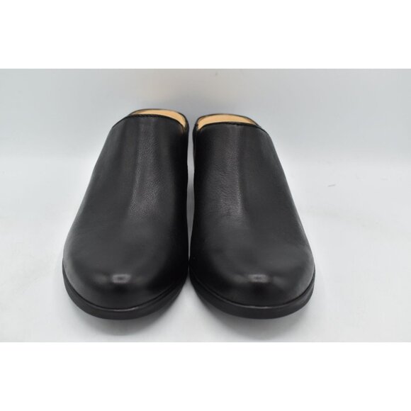 Dankso EU 38 US 7.5-8 Carrie Burnished Black Nubuck Slip On Clogs Shoes - Picture 3 of 16